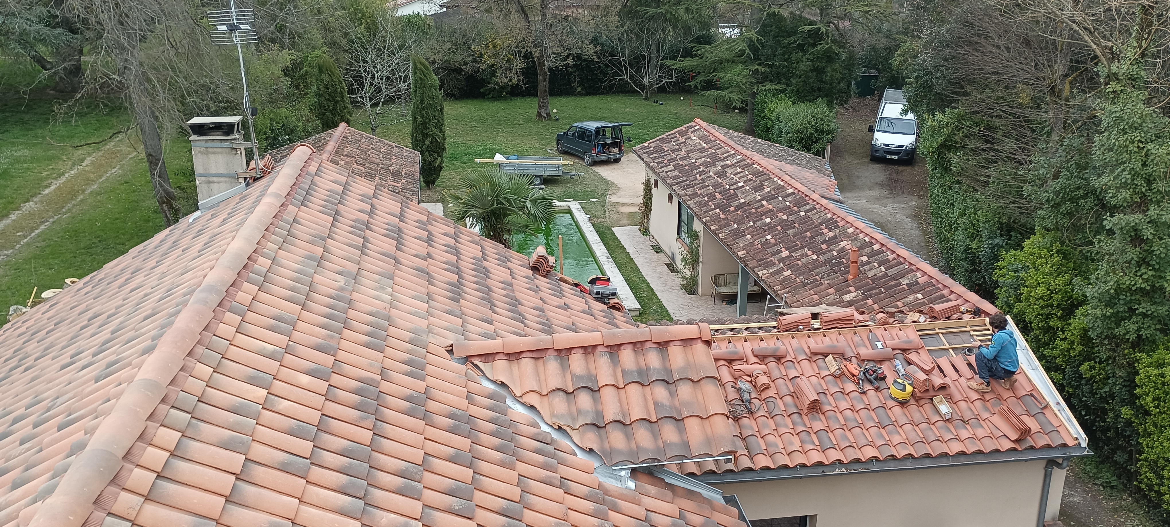 Toiture rénovée Haute-Garonne